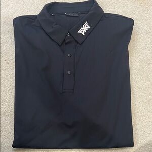 NWOT PXG Black Logo Men's Performance Polo